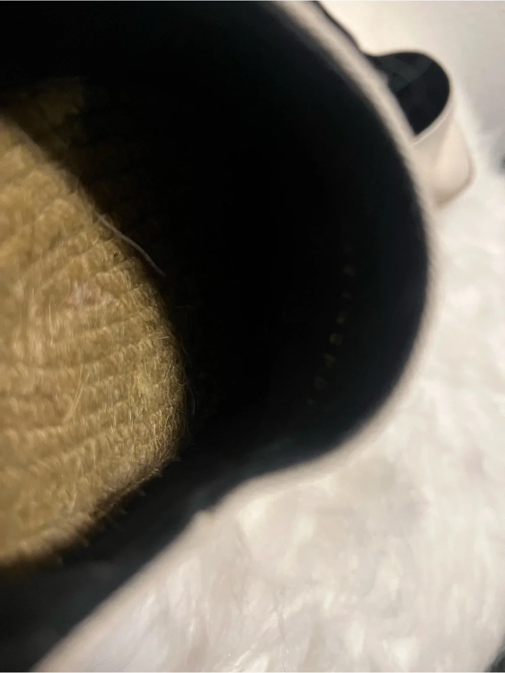 Saint Laurent Cream Canvas Espadrille Slip-Ons with Black Heel Tab